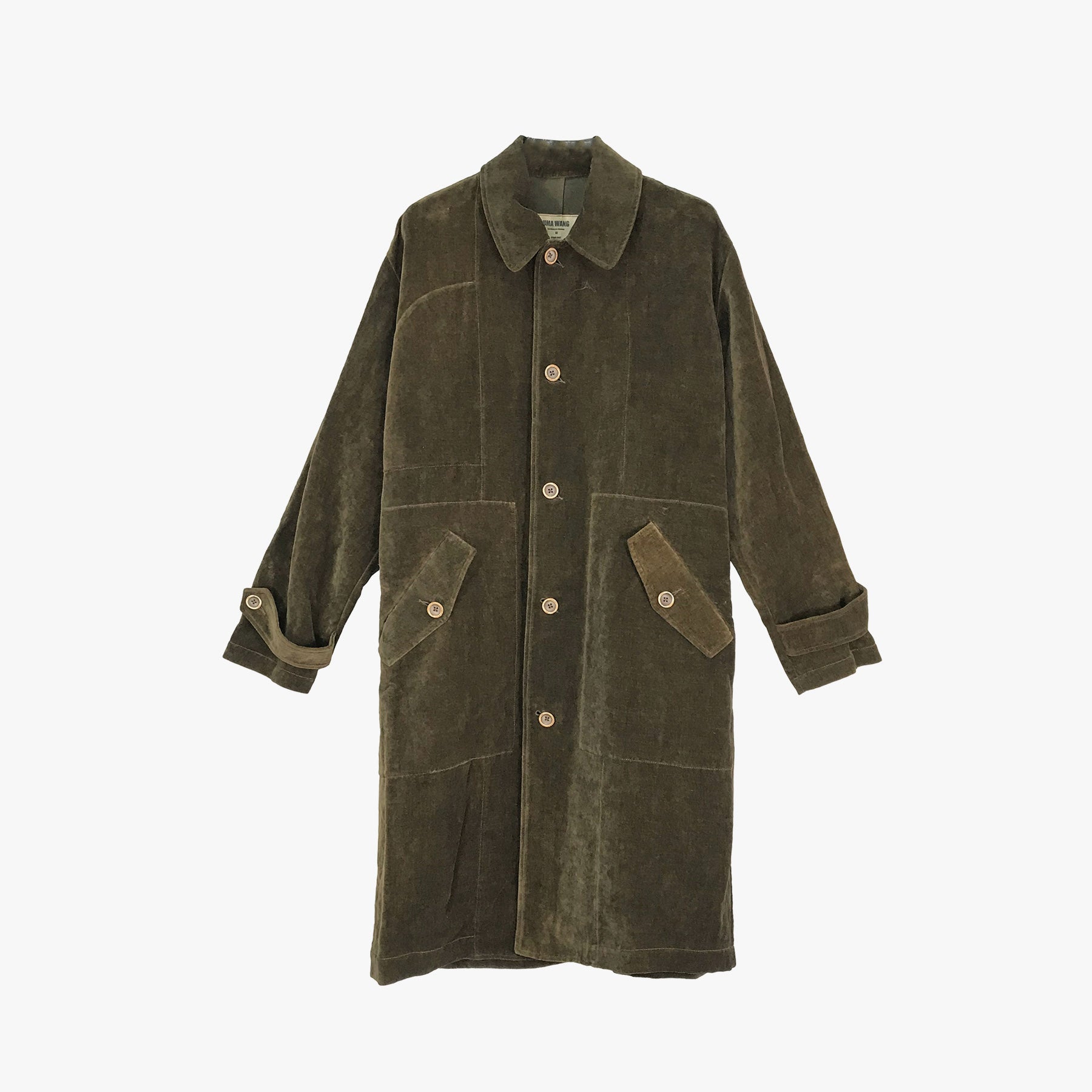 UMA WANG Olive Green Long Jacket - SHENGLI ROAD MARKET