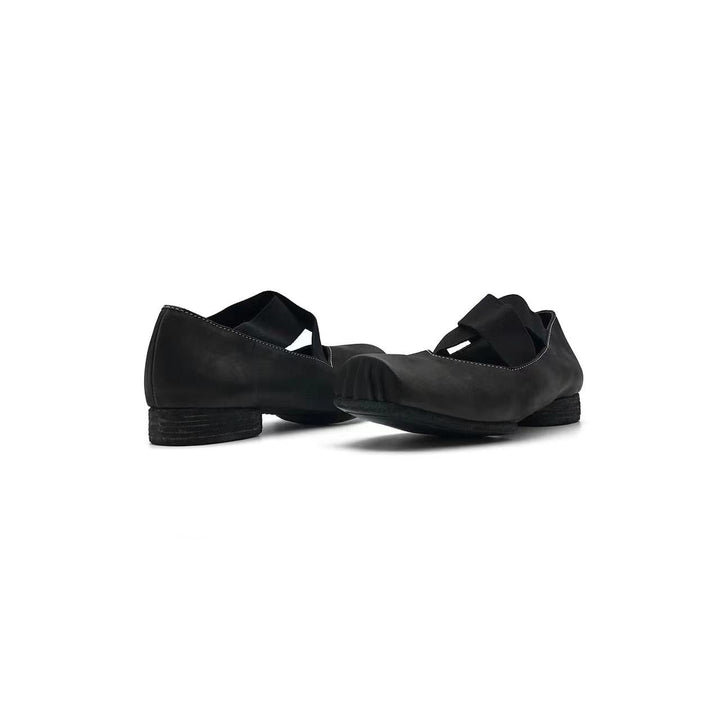 UMA WANG Square Toe Cross Strap Ballerina - SHENGLI ROAD MARKET